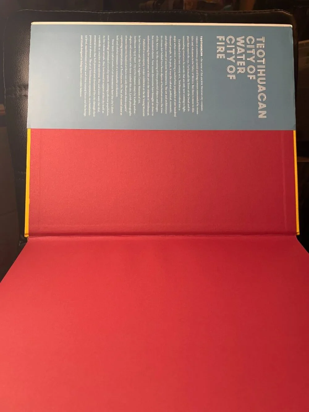 Teotihuacan: City of Water, City of Fire Hardcover Book